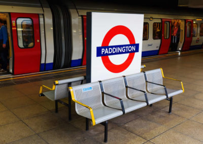 Paddington Bakerloo Line Ticket hall to platforms 3 & 4 Intrusive Tag & Trace Survey for Paddington Cube development