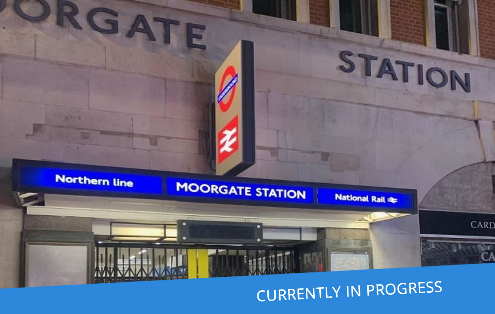 Moorgate Station Crossrail Scope Gap Works